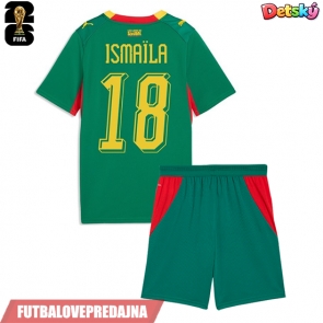 Lacne Dětský Futbalové dres Senegal Ismaila Sarr #18 MS 2026 Krátky Rukáv - Preč (+ trenírky)
